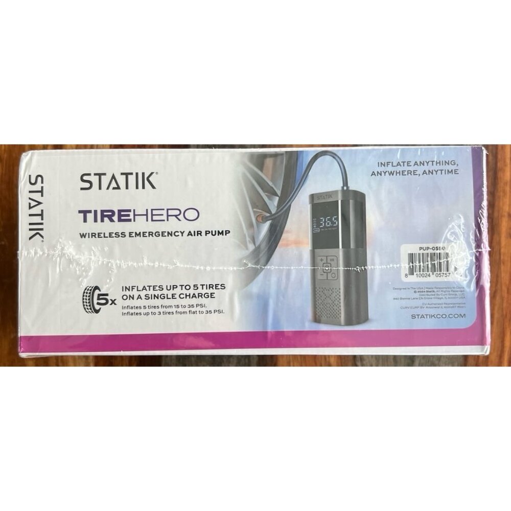 Static TireHero Wireless Emergency Air Pump